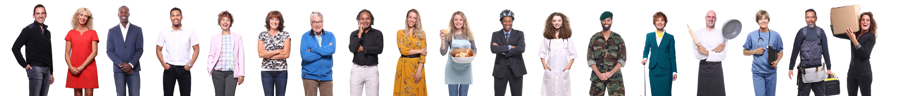 Group of working people